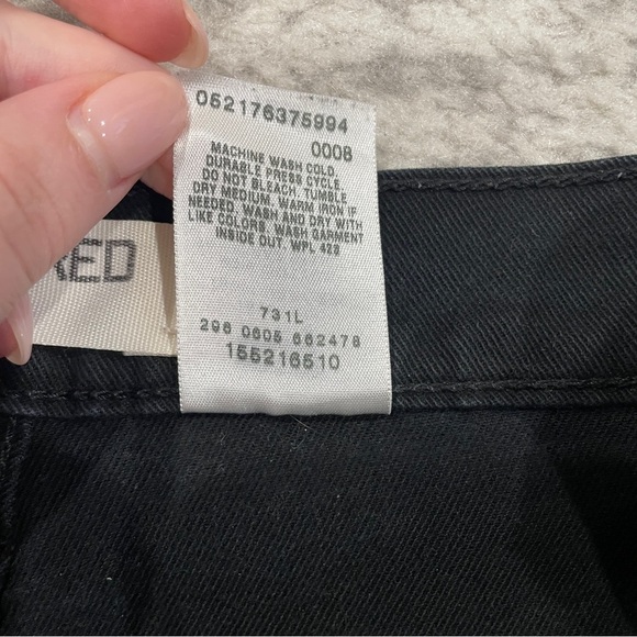 Levi's Black 512 Slim Tapered Jeans - Picture 11 of 14